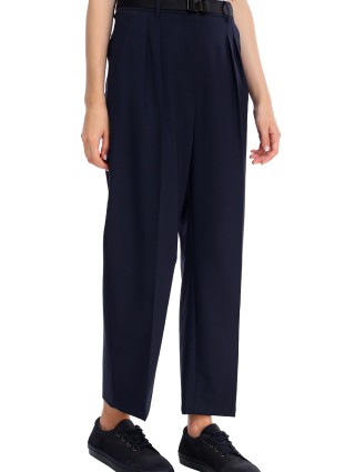 Тёмно-синие брюки WEEKEND MAX MARA: фото 3 - Invogue